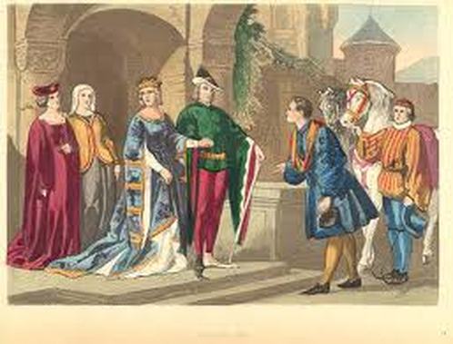 The Medieval Costumes In The Early Middle Ages